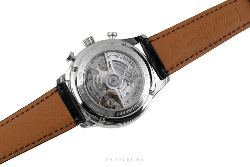 IWC Portugieser chronograph steel automatic men's watch IW371609 LP: 9100EUR [2601638]