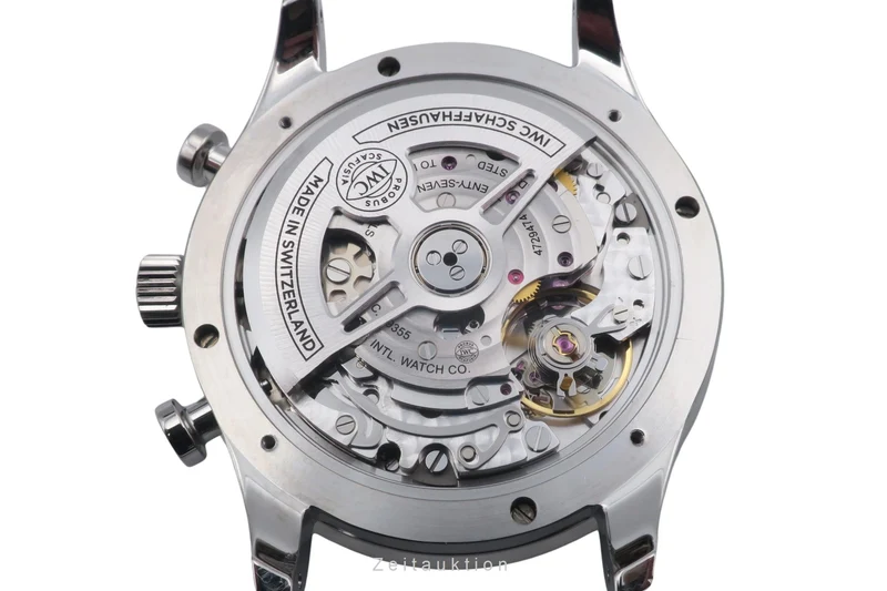 IWC Portugieser chronograph steel automatic men's watch IW371609 LP: 9100EUR [2601638]