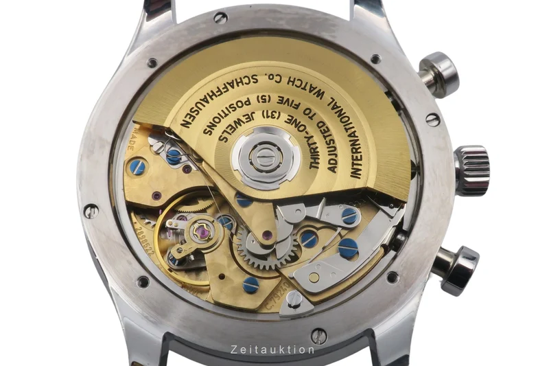 IWC Portugieser chronograph steel automatic men's watch IW371411 LP: 9100EUR [2601686]