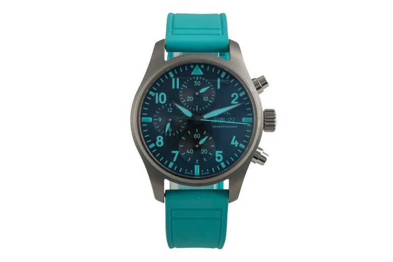 IWC Fliegerchronograph chronograph titanium automatic men's watch IW388108 LP: 9000EUR [2602055]