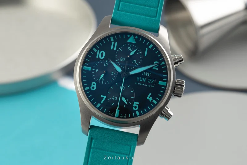 IWC Fliegerchronograph chronograph titanium automatic men's watch IW388108 LP: 9000EUR [2602055]