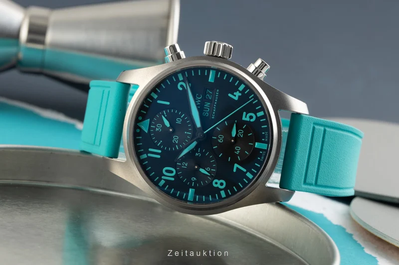 IWC Fliegerchronograph chronograph titanium automatic men's watch IW388108 LP: 9000EUR [2602055]