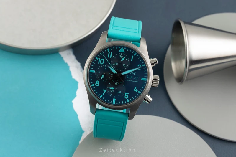 IWC Fliegerchronograph chronograph titanium automatic men's watch IW388108 LP: 9000EUR [2602055]