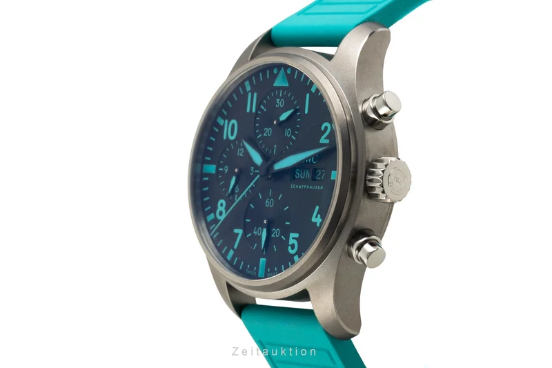 IWC Fliegerchronograph chronograph titanium automatic men's watch IW388108 LP: 9000EUR [2602055]