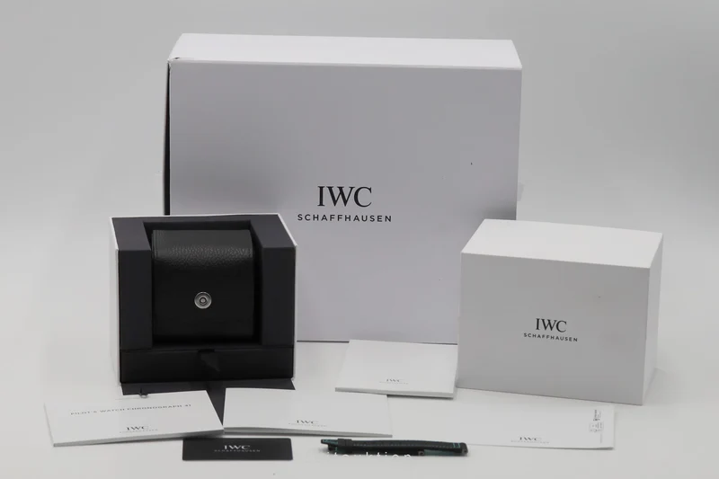 IWC Fliegerchronograph chronograph titanium automatic men's watch IW388108 LP: 9000EUR [2602055]