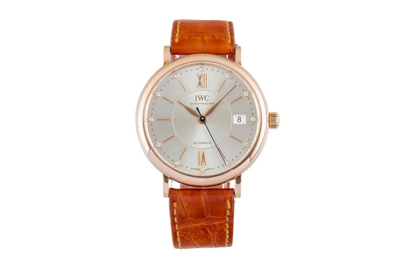 IWC Portofino 18 ct red gold automatic men's watch IW458105 LP: 15100EUR [2601765]