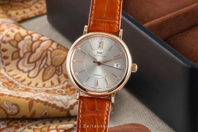IWC Portofino 18 ct red gold automatic men's watch IW458105 LP: 15100EUR [2601765]