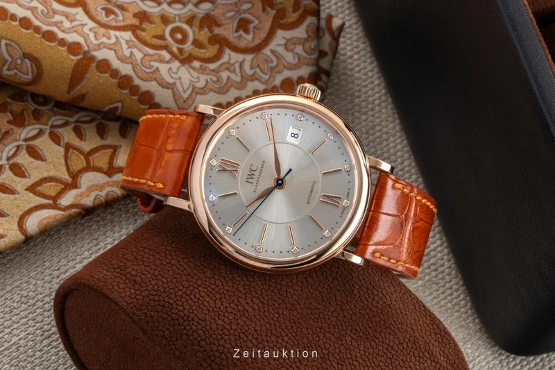 IWC Portofino 18 ct red gold automatic men's watch IW458105 LP: 15100EUR [2601765]