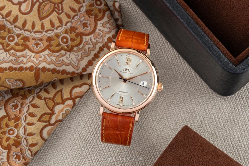 IWC Portofino 18 ct red gold automatic men's watch IW458105 LP: 15100EUR [2601765]