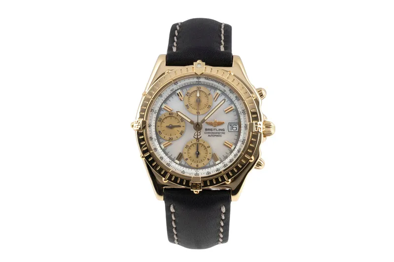 Breitling Chronomat chronograph 18 ct gold automatic men's watch K13050.1 [2600797]