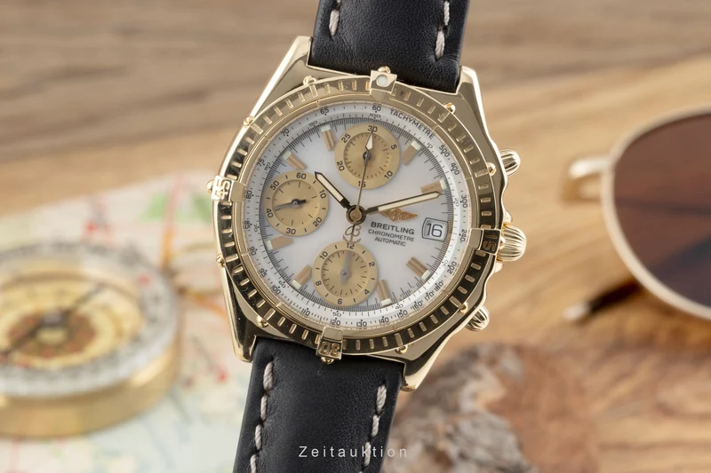 Breitling Chronomat chronograph 18 ct gold automatic men's watch K13050.1 [2600797]