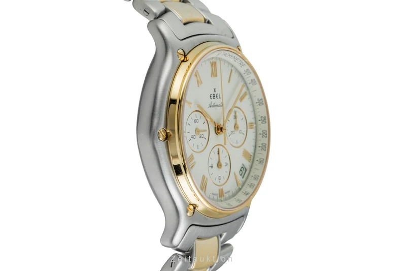 Ebel 1911 chronograph steel / gold automatic men's watch 1134901 [2602327]