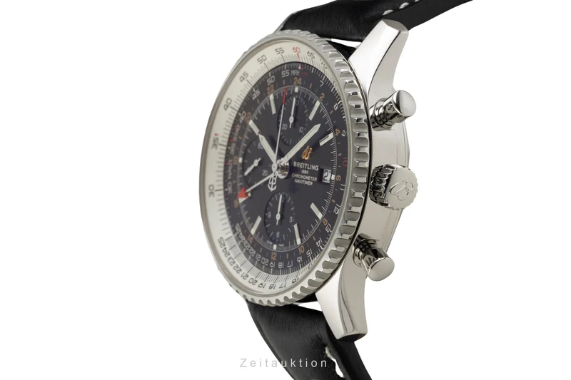 Breitling Navitimer World chronograph steel automatic men's watch A24322 [2602033]