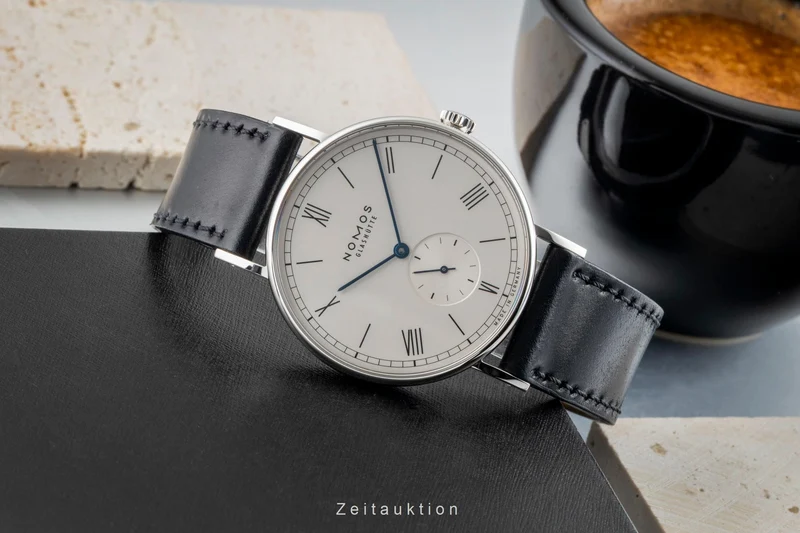 Nomos Ludwig steel manual winding men's watch 235 LP: 1960EUR [2602490]