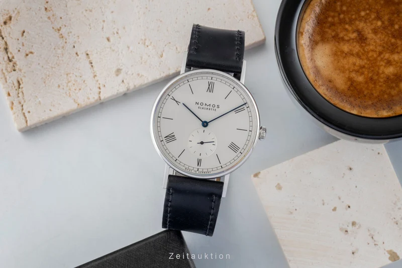 Nomos Ludwig steel manual winding men's watch 235 LP: 1960EUR [2602490]