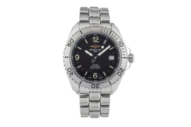Breitling Shark steel automatic men's watch A17605 [2602101]