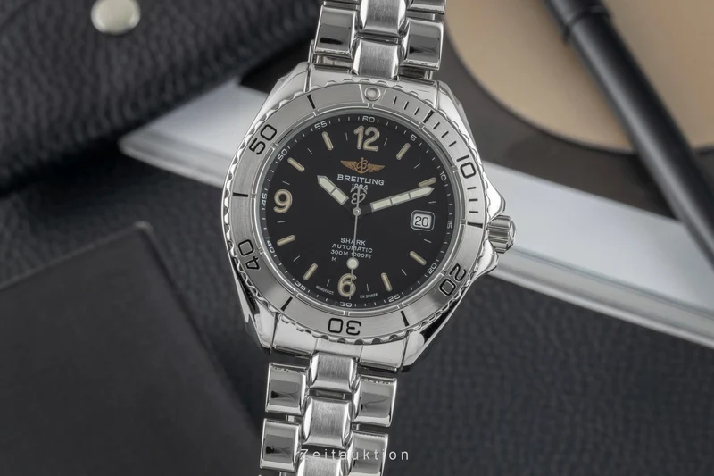 Breitling Shark steel automatic men's watch A17605 [2602101]