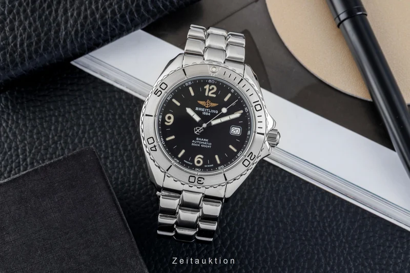 Breitling Shark steel automatic men's watch A17605 [2602101]