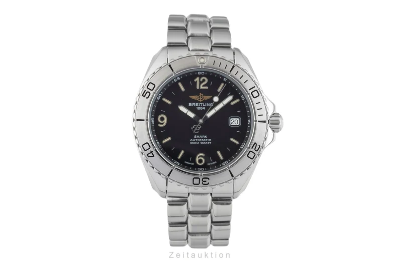Breitling Shark steel automatic men's watch A17605 [2602101]