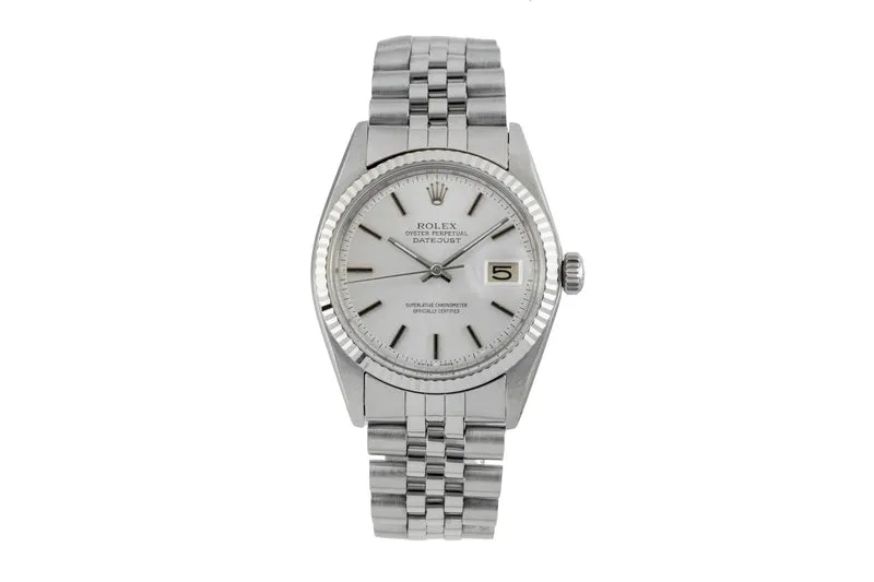 Rolex Datejust steel / white gold automatic men's watch 1601 Vintage [2602031]