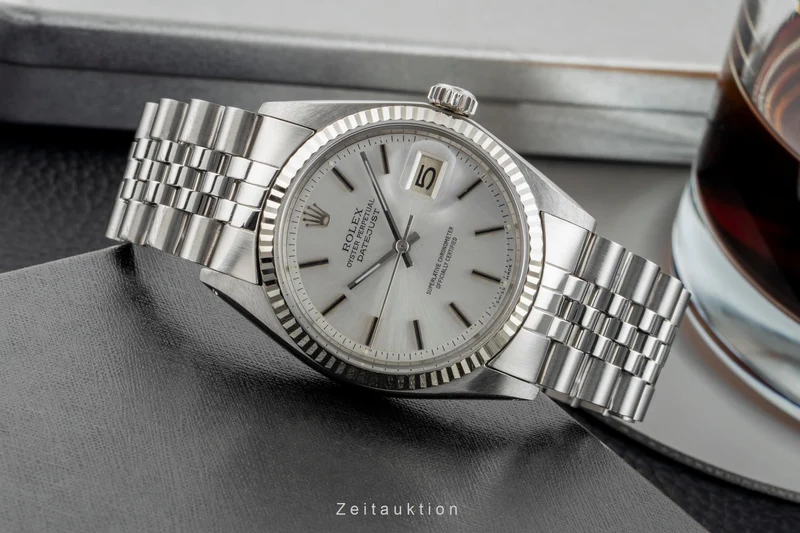 Rolex Datejust steel / white gold automatic men's watch 1601 Vintage [2602031]