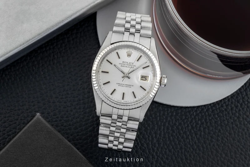 Rolex Datejust steel / white gold automatic men's watch 1601 Vintage [2602031]