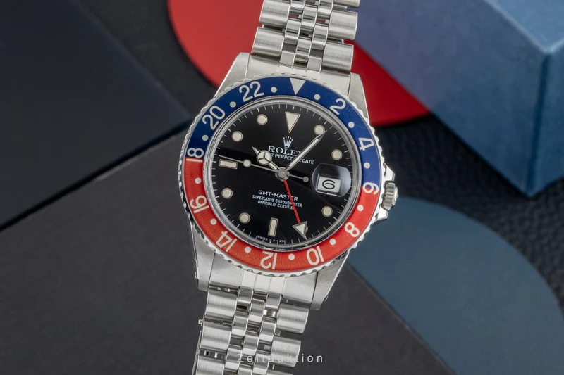 Rolex GMT-Master steel automatic men's watch 16750 Vintage [2602441]