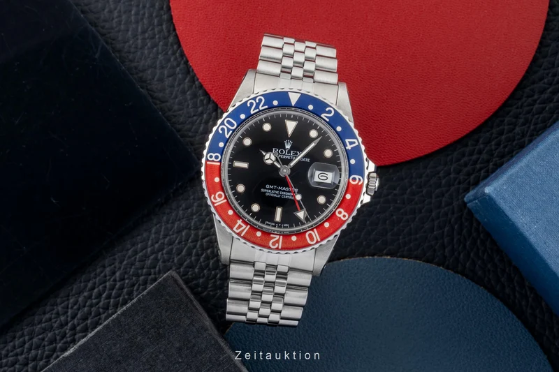 Rolex GMT-Master steel automatic men's watch 16750 Vintage [2602441]