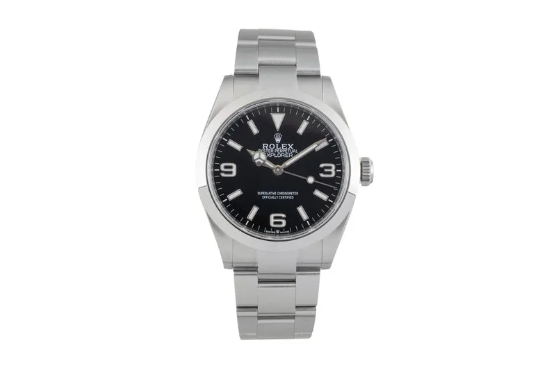 Rolex Explorer steel automatic men's watch 224270 [2602353]