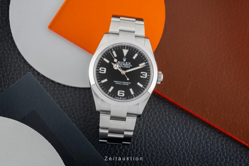 Rolex Explorer steel automatic men's watch 224270 [2602353]