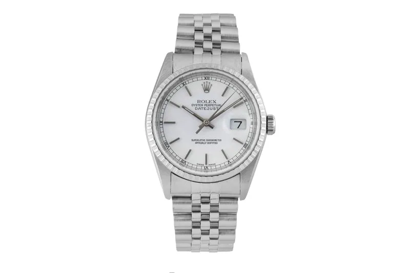 Rolex Datejust steel automatic men's watch 16220 [2602210]