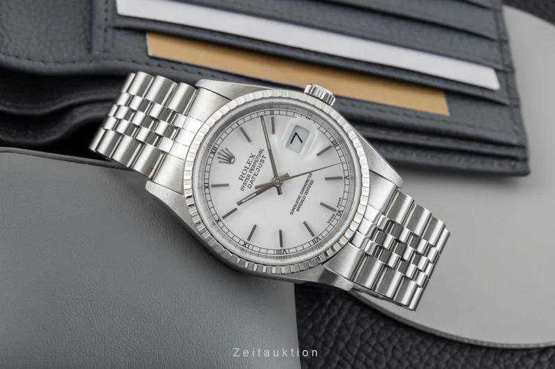 Rolex Datejust steel automatic men's watch 16220 [2602210]