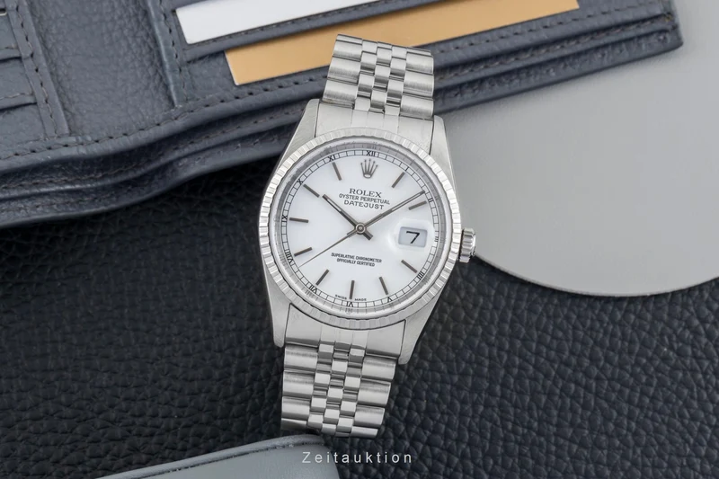 Rolex Datejust steel automatic men's watch 16220 [2602210]
