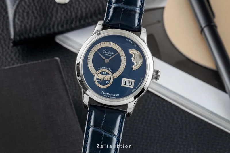 Glashütte PanoMaticLunar steel automatic men's watch 1-90-02-05-02-04 [2601994]