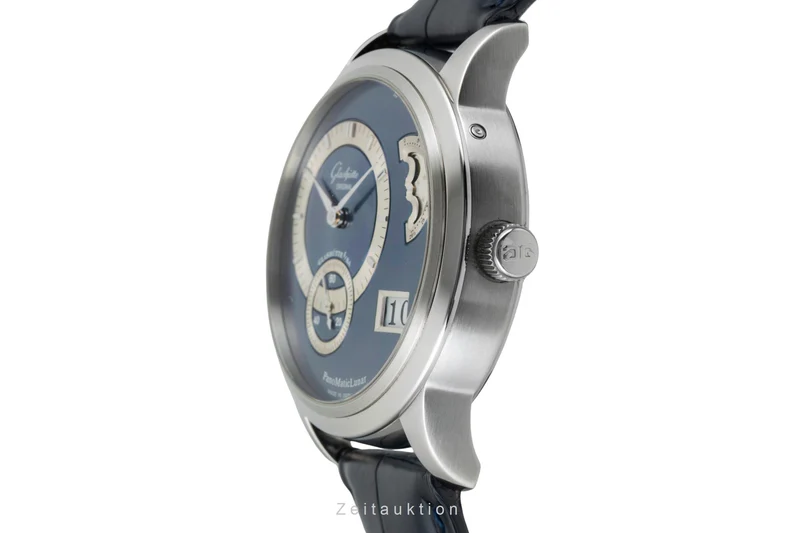 Glashütte PanoMaticLunar steel automatic men's watch 1-90-02-05-02-04 [2601994]