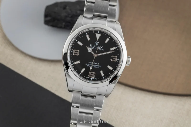 Rolex Explorer steel automatic men's watch 214270 [2602362]