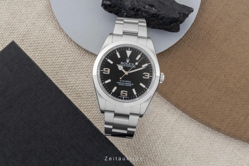 Rolex Explorer steel automatic men's watch 214270 [2602362]