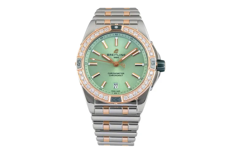 Breitling Chronomat steel / gold automatic men's watch U17356531L1U1 LP: 14900EUR [2602399]