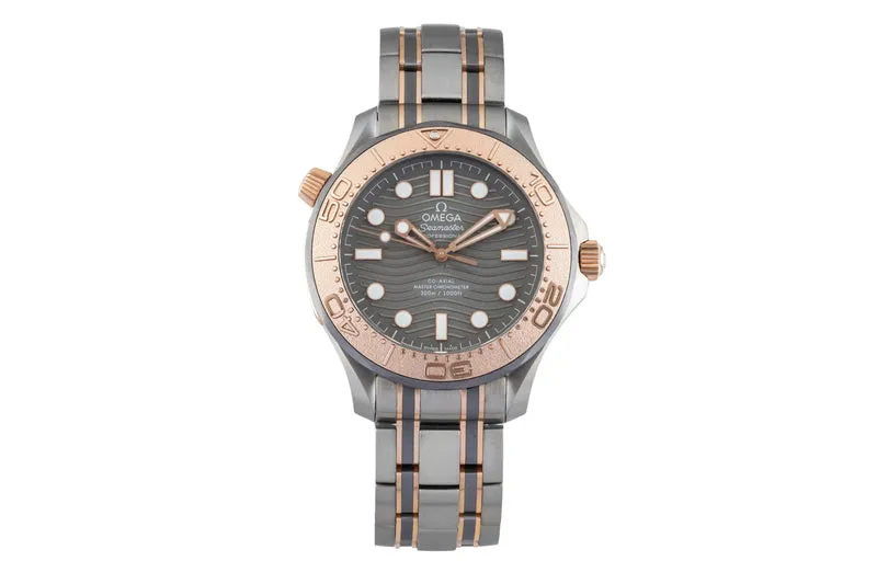 Omega Seamaster titanium / gold automatic men's watch 210.60.42.20.99.001 LP: 16200EUR Limited [2602493]