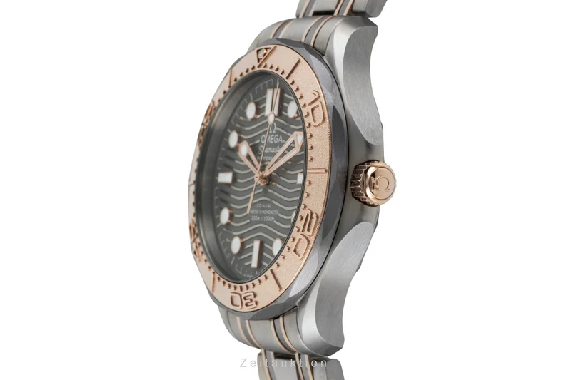 Omega Seamaster titanium / gold automatic men's watch 210.60.42.20.99.001 LP: 16200EUR Limited [2602493]