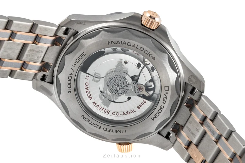 Omega Seamaster titanium / gold automatic men's watch 210.60.42.20.99.001 LP: 16200EUR Limited [2602493]