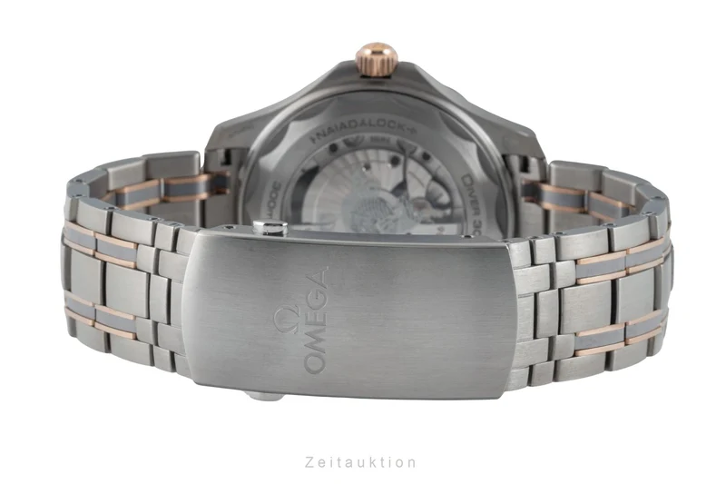 Omega Seamaster titanium / gold automatic men's watch 210.60.42.20.99.001 LP: 16200EUR Limited [2602493]