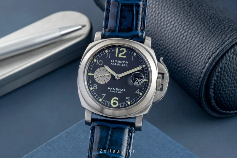 Panerai Luminor Marina steel automatic men's watch PAM00086 LP: 8900EUR [2602079]