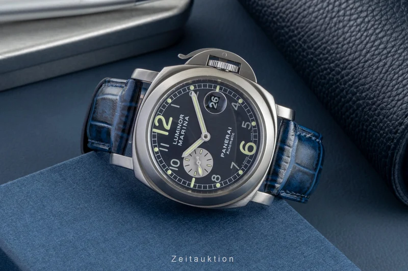 Panerai Luminor Marina steel automatic men's watch PAM00086 LP: 8900EUR [2602079]