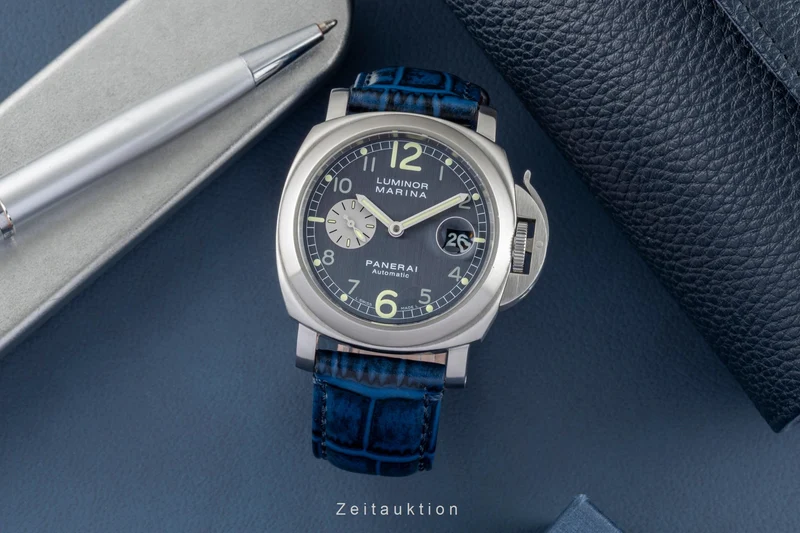 Panerai Luminor Marina steel automatic men's watch PAM00086 LP: 8900EUR [2602079]