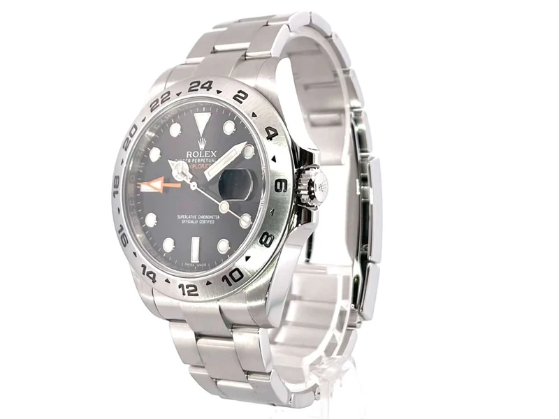 Rolex Explorer II 42 Edelstahl 216570 Schwarz