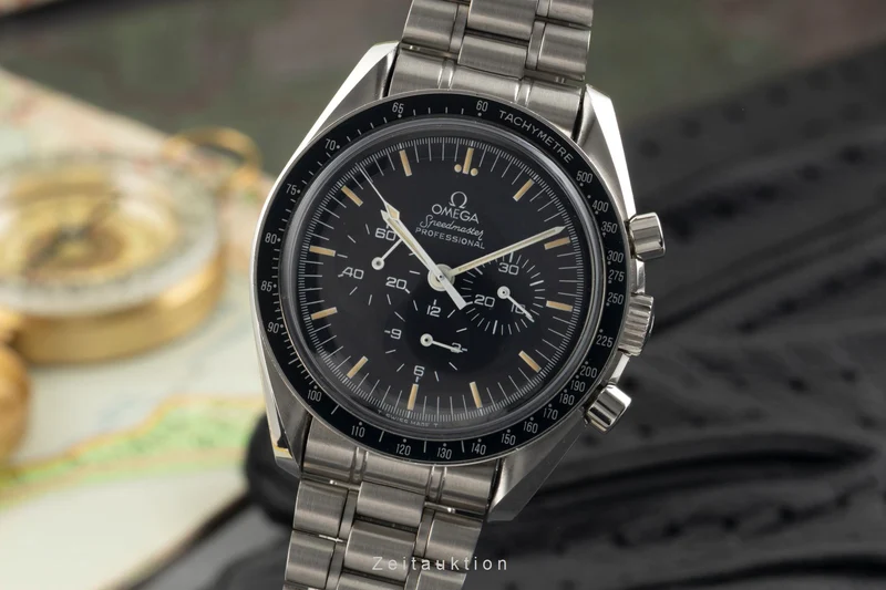Omega Speedmaster Moonwatch chronograph steel manual winding men's watch 3590.50.00 LP: 7600EUR [2601753]