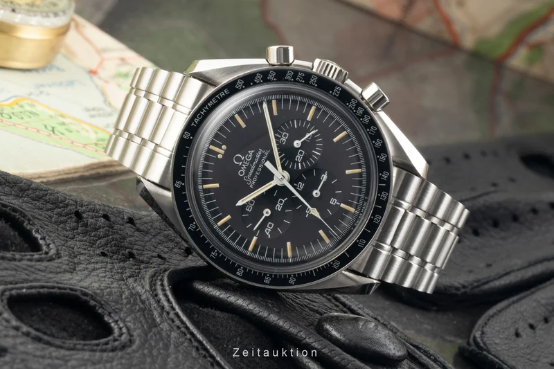 Omega Speedmaster Moonwatch chronograph steel manual winding men's watch 3590.50.00 LP: 7600EUR [2601753]