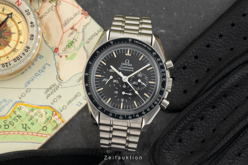 Omega Speedmaster Moonwatch chronograph steel manual winding men's watch 3590.50.00 LP: 7600EUR [2601753]