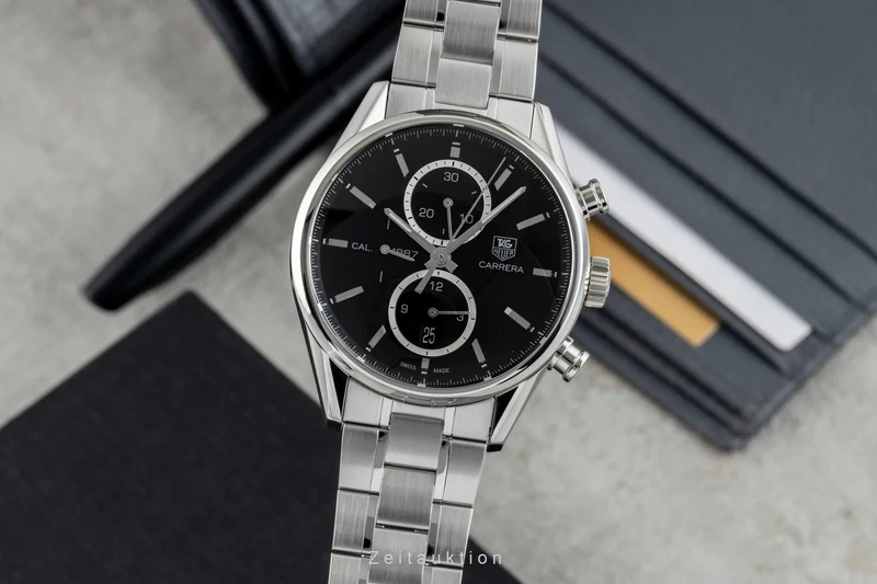 Tag Heuer Carrera chronograph steel automatic men's watch CAR2110-0 [2601517]